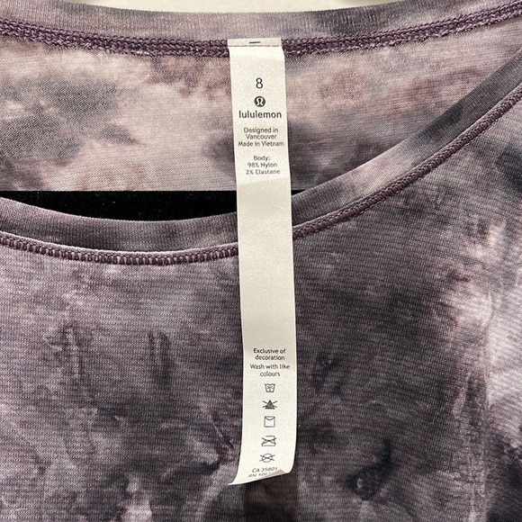 Lululemon to the point LS *mist size 8 - Picture 4 of 6